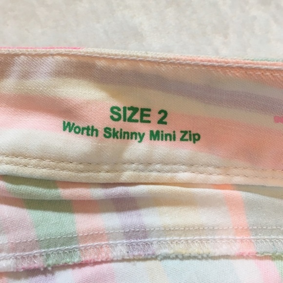 Lilly Pulitzer Striped Skinny Mini Zipper Jeans - Picture 4 of 4
